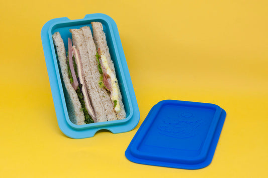 Marcus And Marcus Collapsible Sandwhich Wedge Container With Lid.